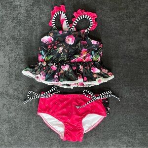 Cheeky Plum Tankini Swimsuit Size 12-18 Months